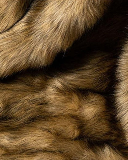 Chic Faux Fur Throw Blanket for Stylish Home Decor