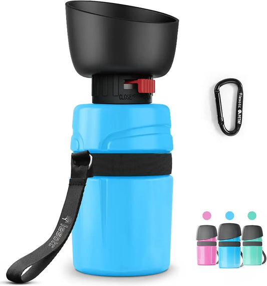 Compact Canine Hydration Bottle for Adventures