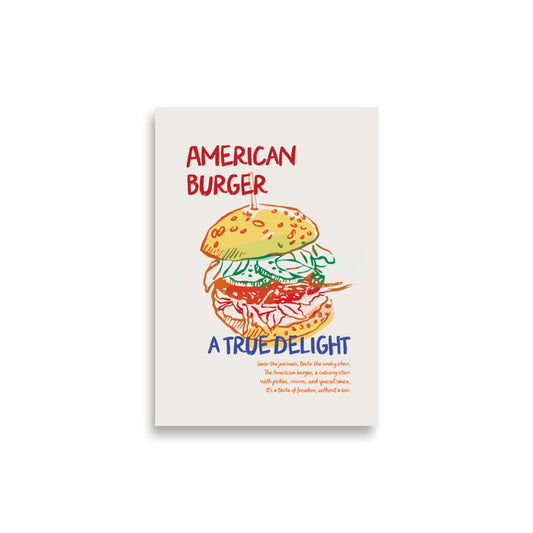 Classic American Burger – A Genuine Treat