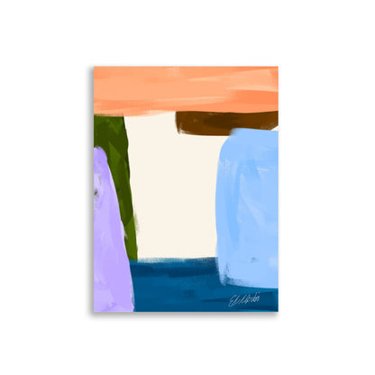 Coastal Abstract Art Print | Oceanic Visions