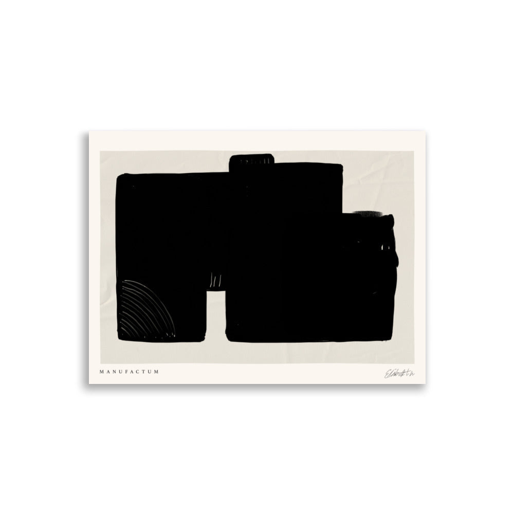 Horizontal Block 03 in Black