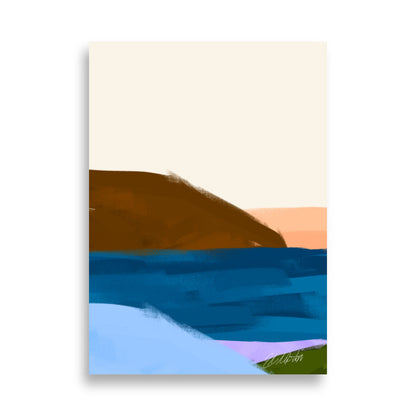 Seaside Serenity Art Print | Oceanic Vibes