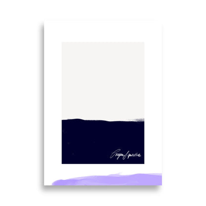 Coastal Serenity Art Print | AquaVista