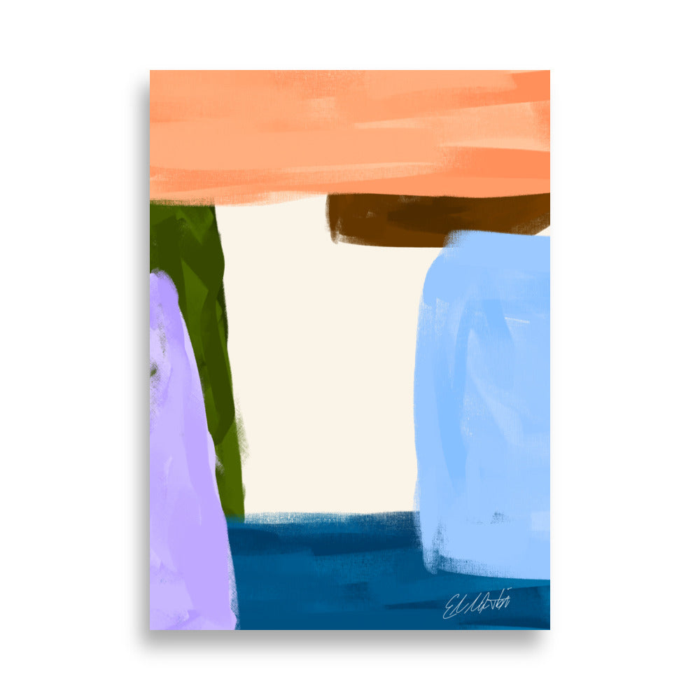 Serene Coastal Art Print | OceanVista