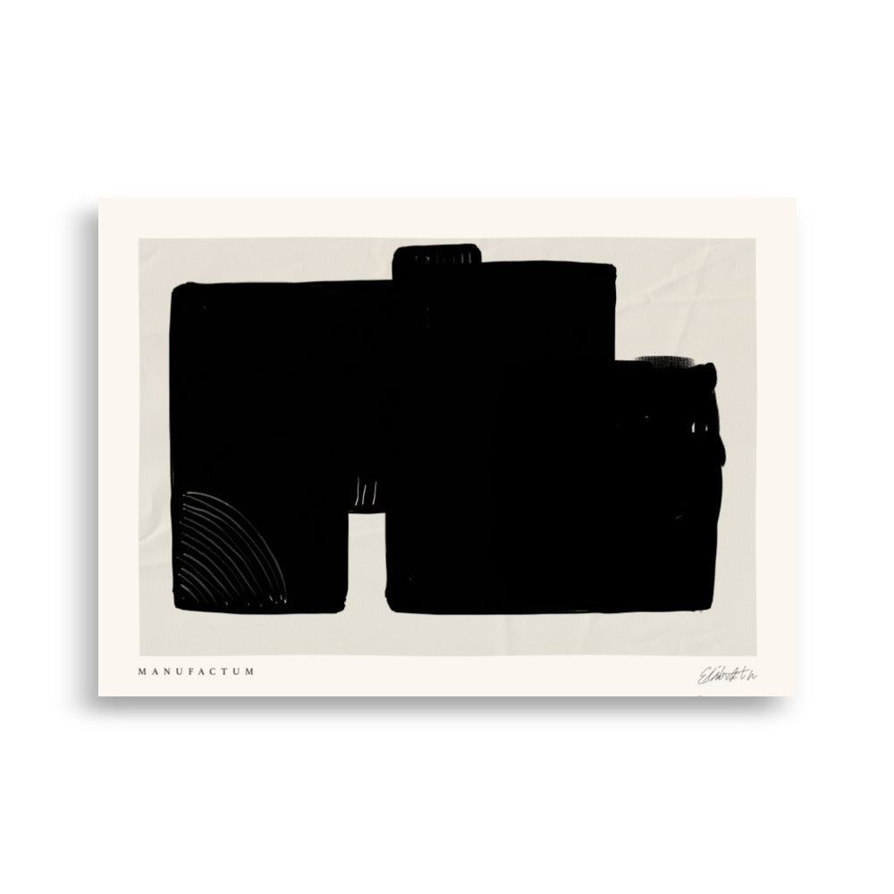 Horizontal Block 03 in Black