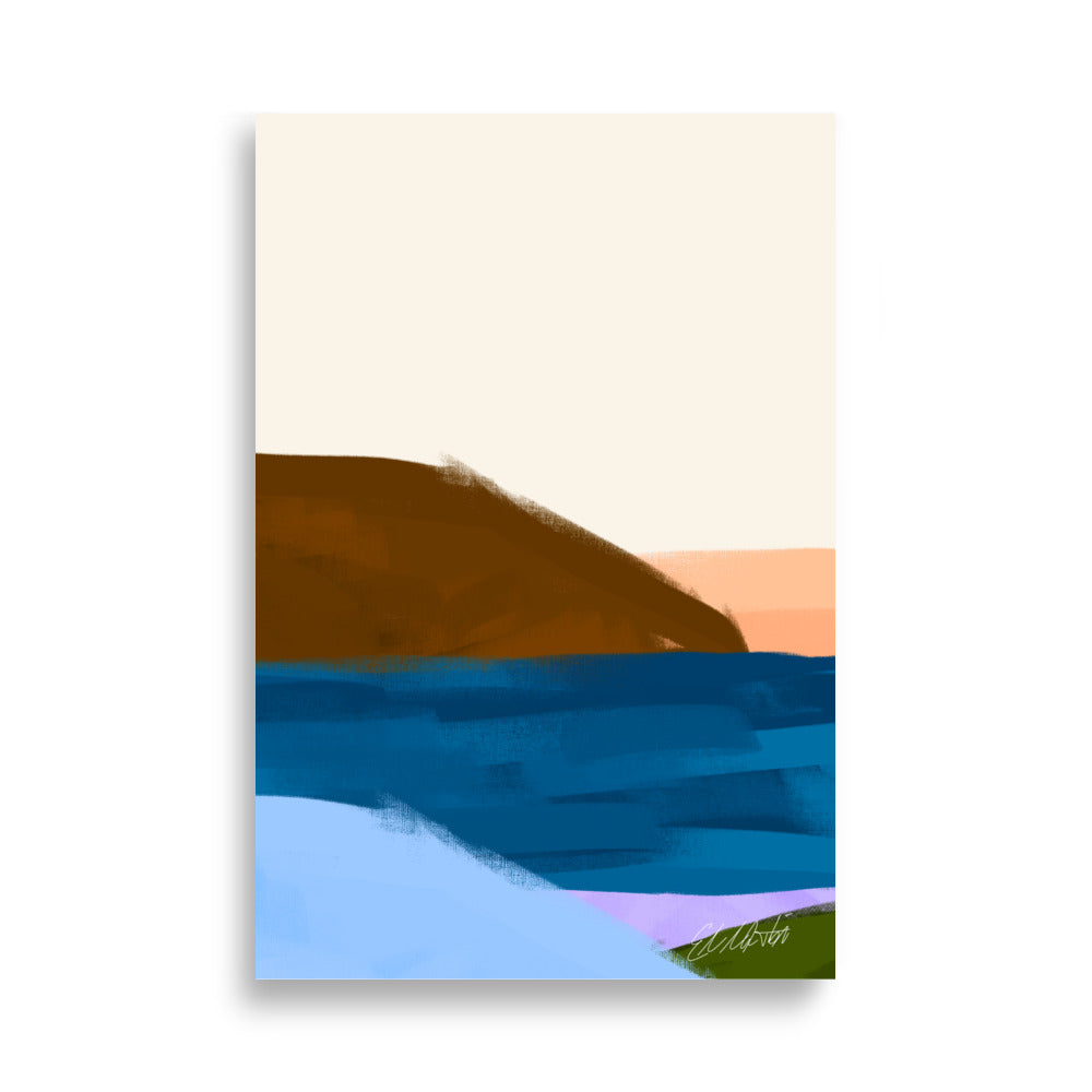 Seaside Serenity Art Print | Oceanic Vibes