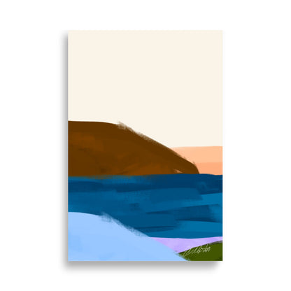 Seaside Serenity Art Print | Oceanic Vibes