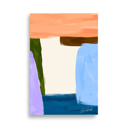 Serene Coastal Art Print | OceanVista