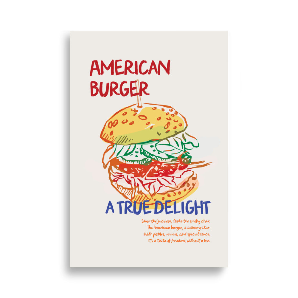 Classic American Burger – A Genuine Treat