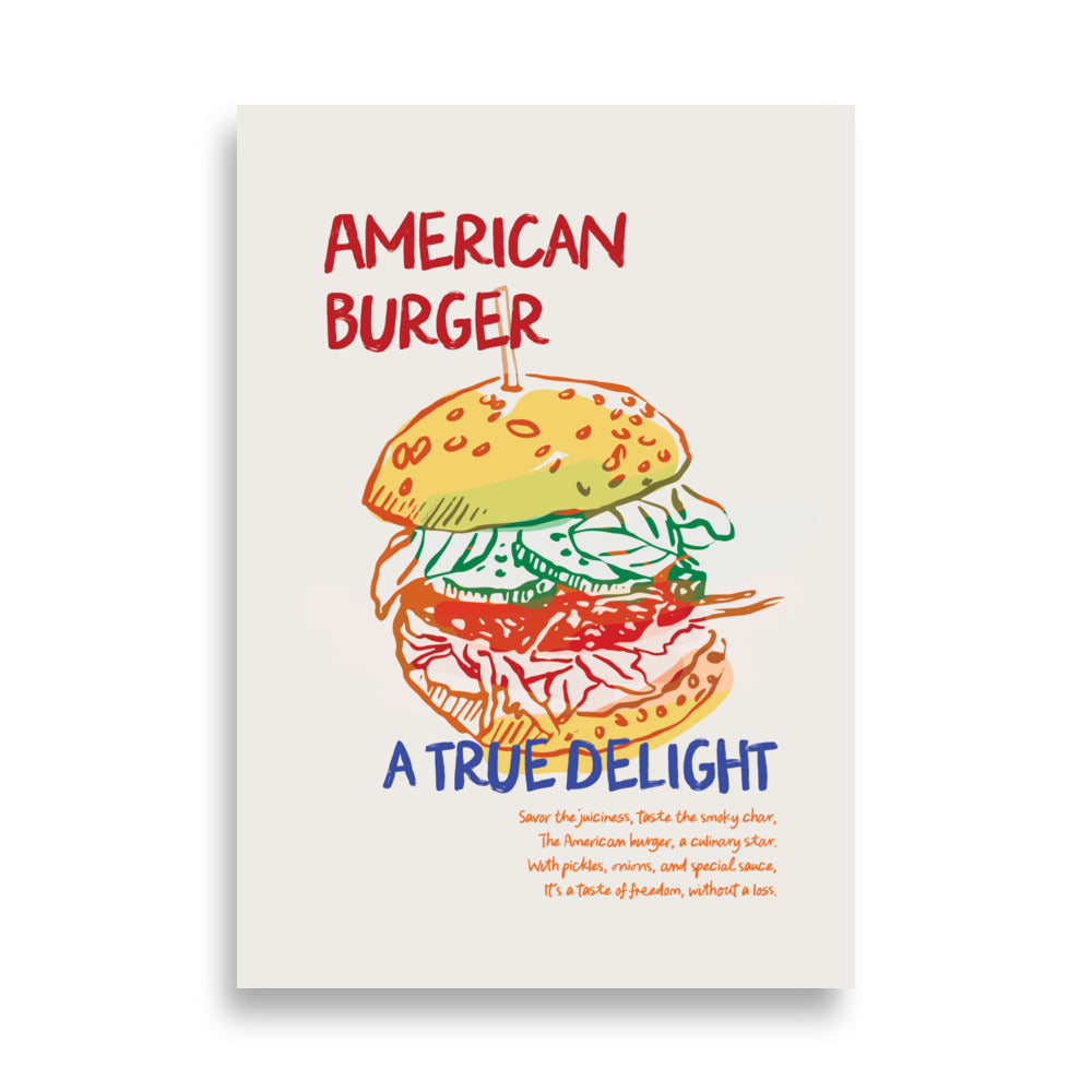 Classic American Burger – A Genuine Treat