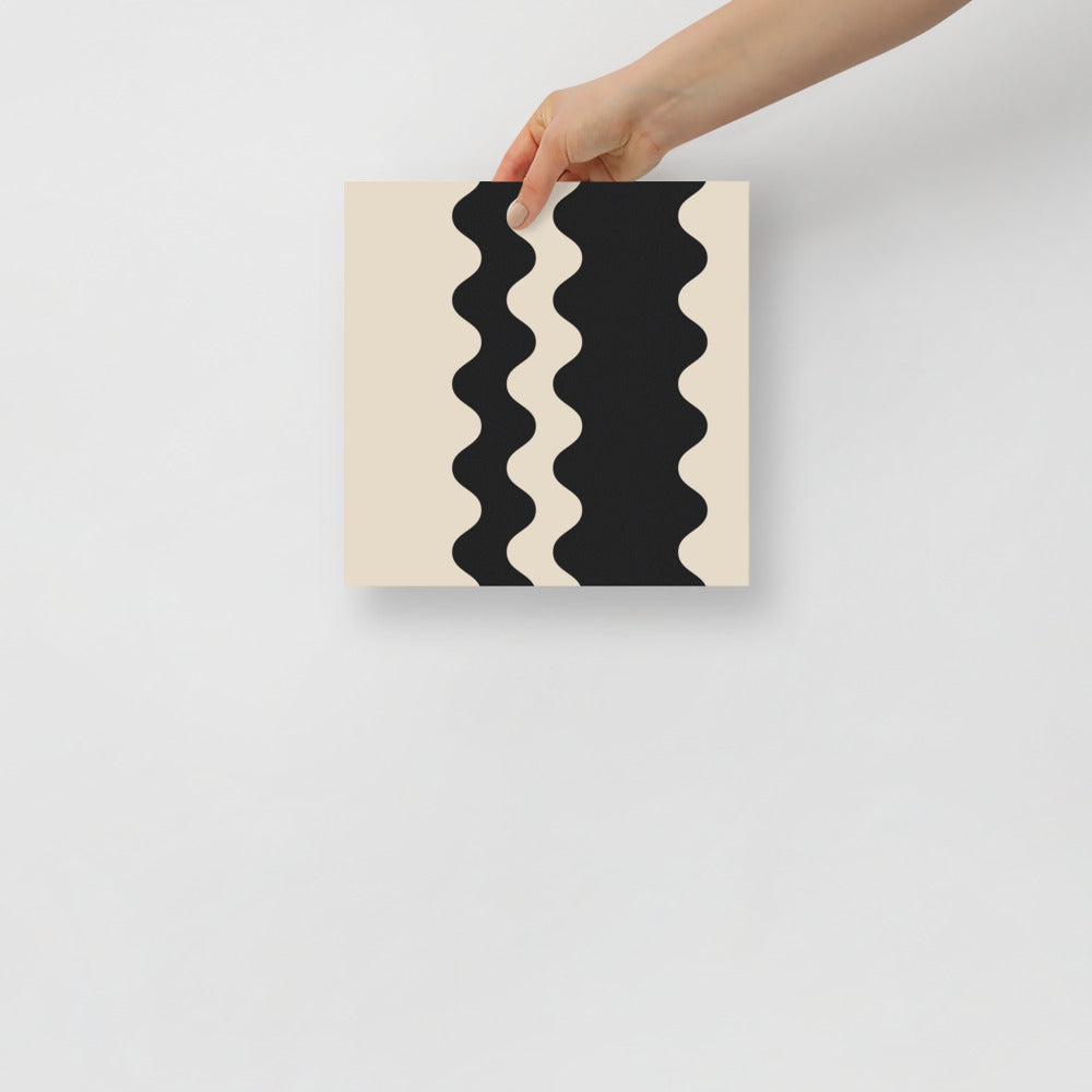 Elegant Waves - Black | Artistry Prints