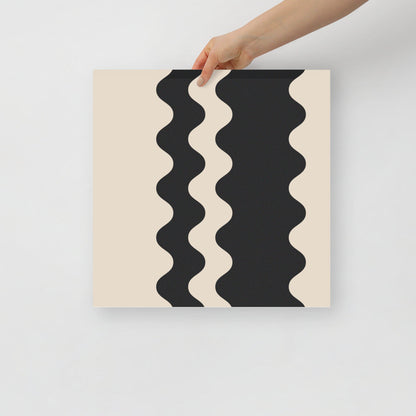 Elegant Waves - Black | Artistry Prints