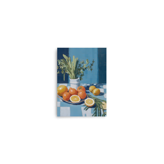 Elegant Fruit Arrangement Print on Premium Paper