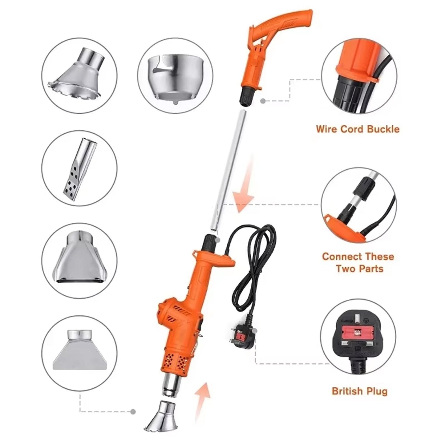 Electric Weed Burner and BBQ Lighter - 3-in-1 Tool for UK