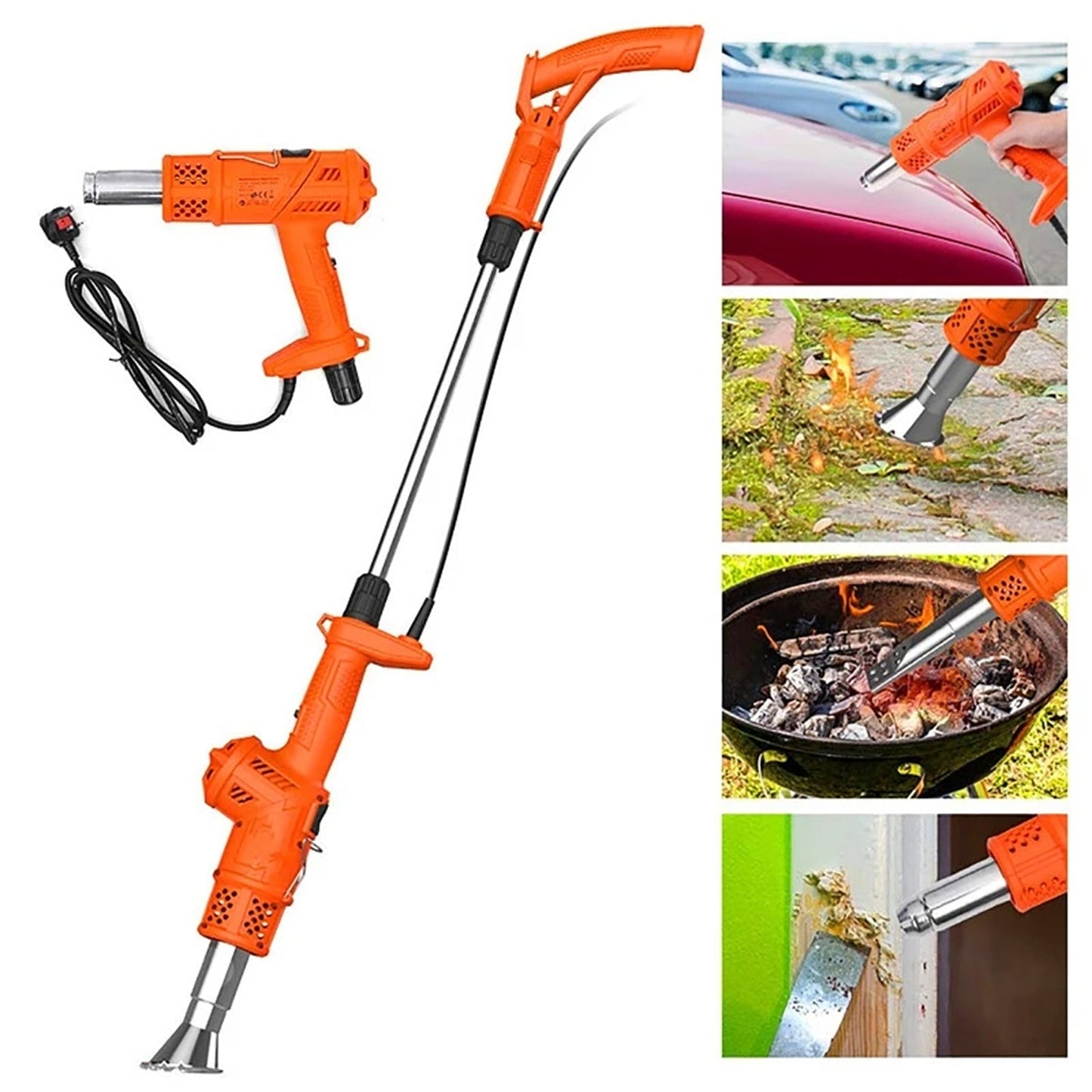 Electric Weed Burner and BBQ Lighter - 3-in-1 Tool for UK