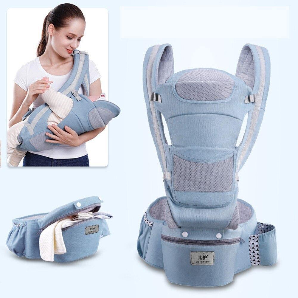 Comfort-Enhancing Baby Carrier with Hip Seat