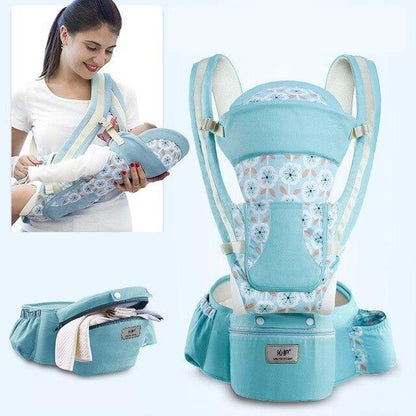 Comfort-Enhancing Baby Carrier with Hip Seat