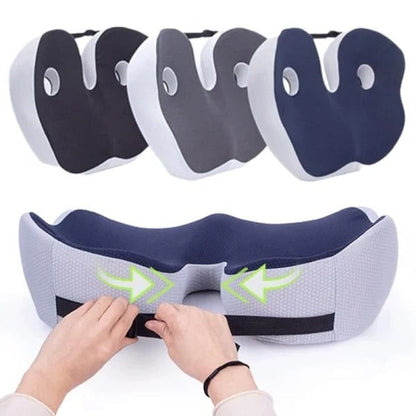 ComfortMax Support Cushion for Desk Chairs with Adjustable Fit