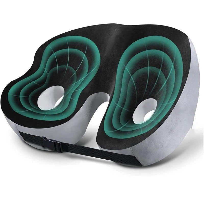 ComfortMax Support Cushion for Desk Chairs with Adjustable Fit