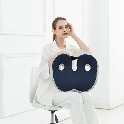 ComfortMax Support Cushion for Desk Chairs with Adjustable Fit