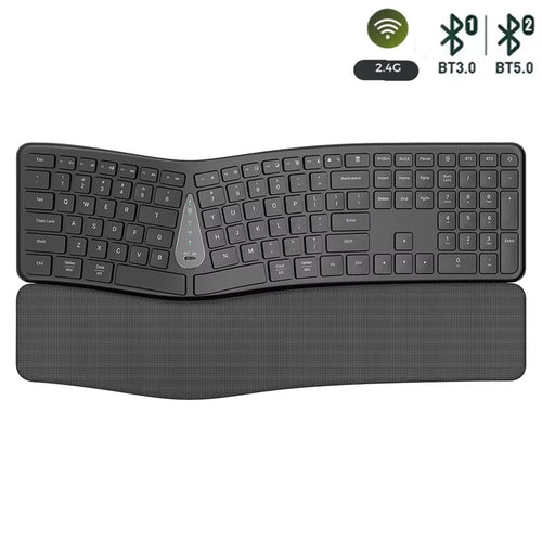 Wireless Ergonomic Keyboard for Comfortable Typing