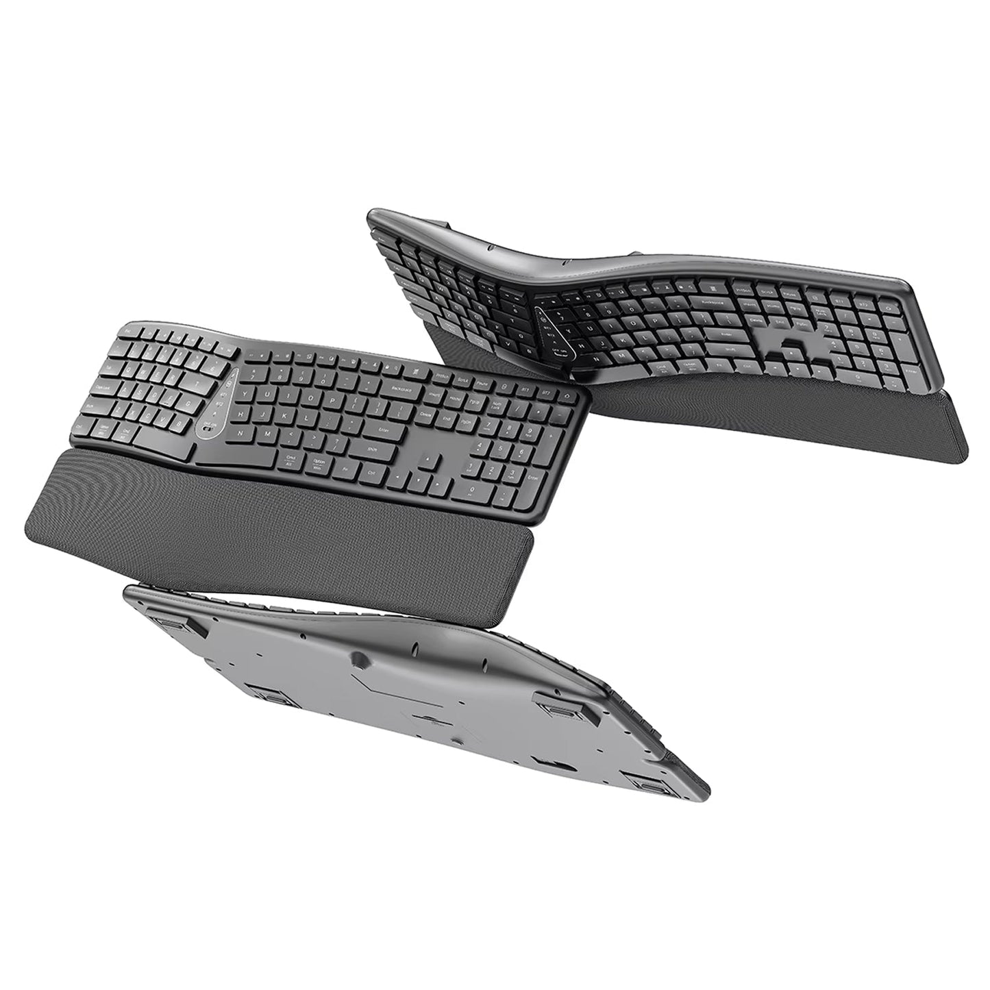 Wireless Ergonomic Keyboard for Comfortable Typing