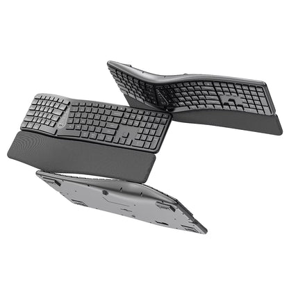 Wireless Ergonomic Keyboard for Comfortable Typing