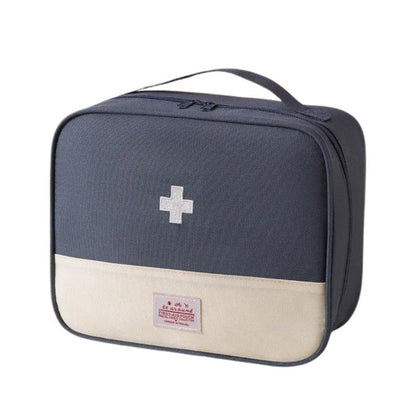 Travel Medical Storage Bag with Multiple Sections - Compact Nylon, 3 Sizes