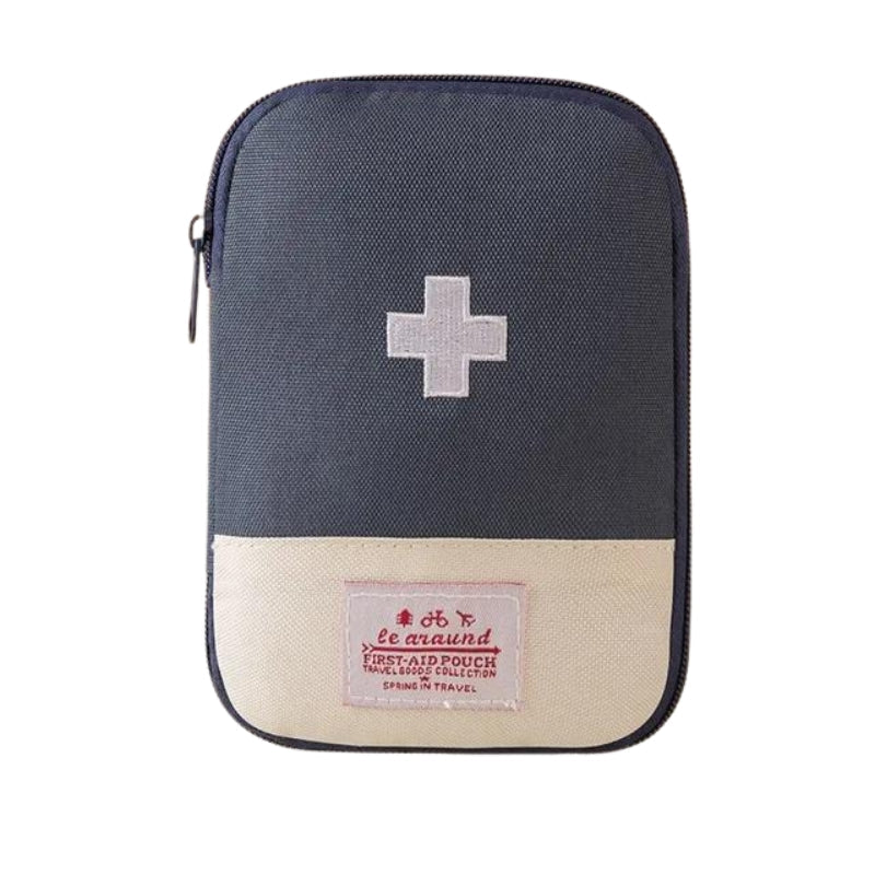 Travel Medical Storage Bag with Multiple Sections - Compact Nylon, 3 Sizes