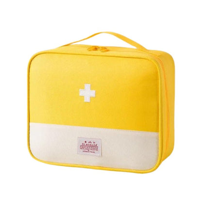 Travel Medical Storage Bag with Multiple Sections - Compact Nylon, 3 Sizes