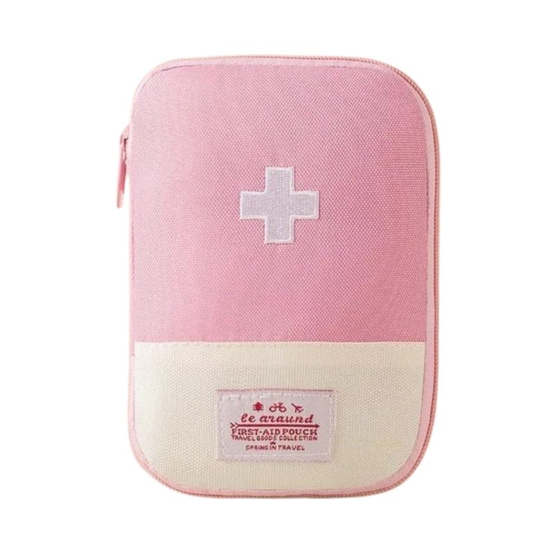 Travel Medical Storage Bag with Multiple Sections - Compact Nylon, 3 Sizes