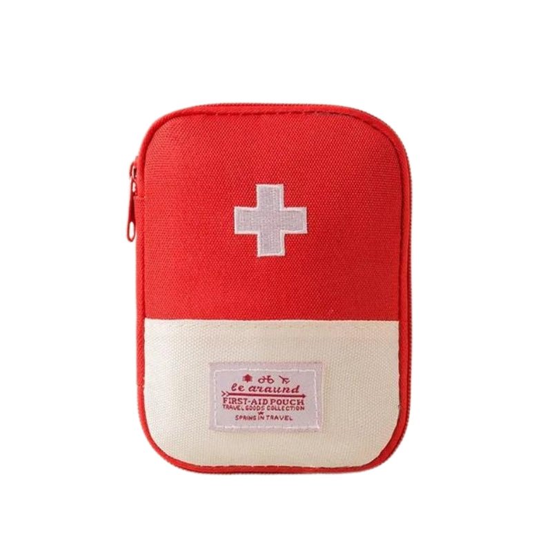 Travel Medical Storage Bag with Multiple Sections - Compact Nylon, 3 Sizes