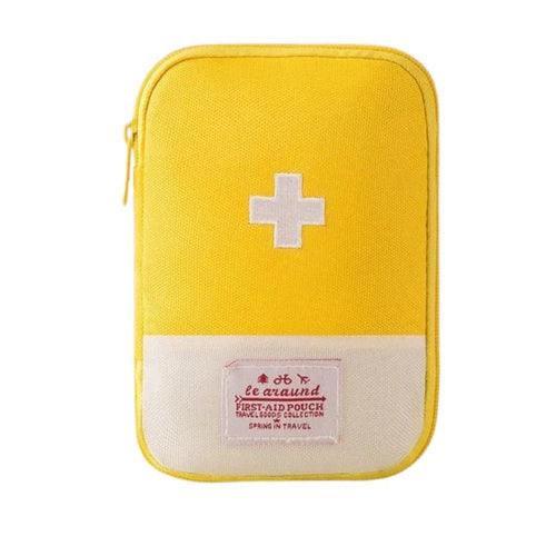 Travel Medical Storage Bag with Multiple Sections - Compact Nylon, 3 Sizes