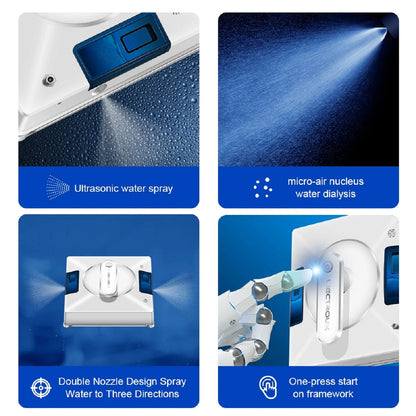 Window Cleaning Robot with Dual Water Spray and Laser Sensor Navigation
