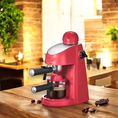 3.5 Bar Espresso Maker Featuring Integrated Steam Wand