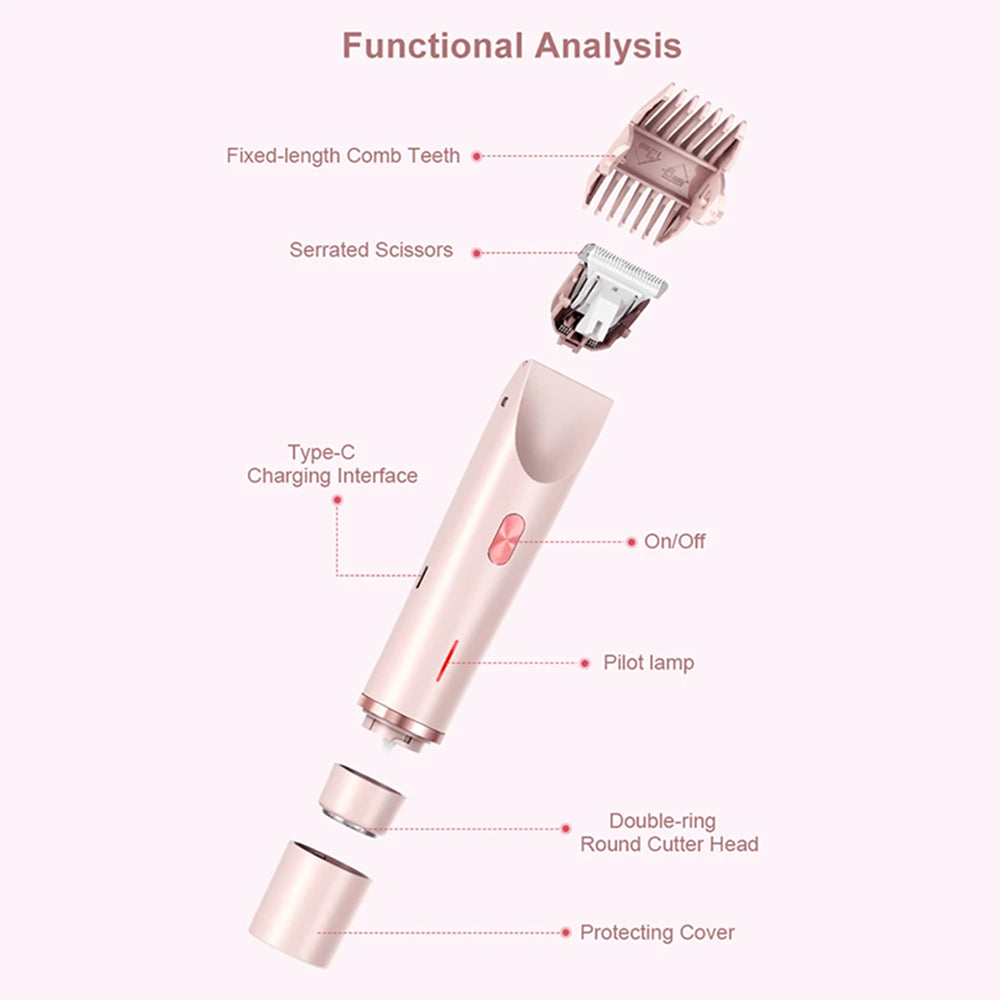 Sensitive Skin Electric Bikini Grooming Trimmer