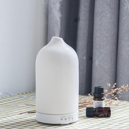 Ceramic Aroma Diffuser & Humidifier with Timer - 100ml