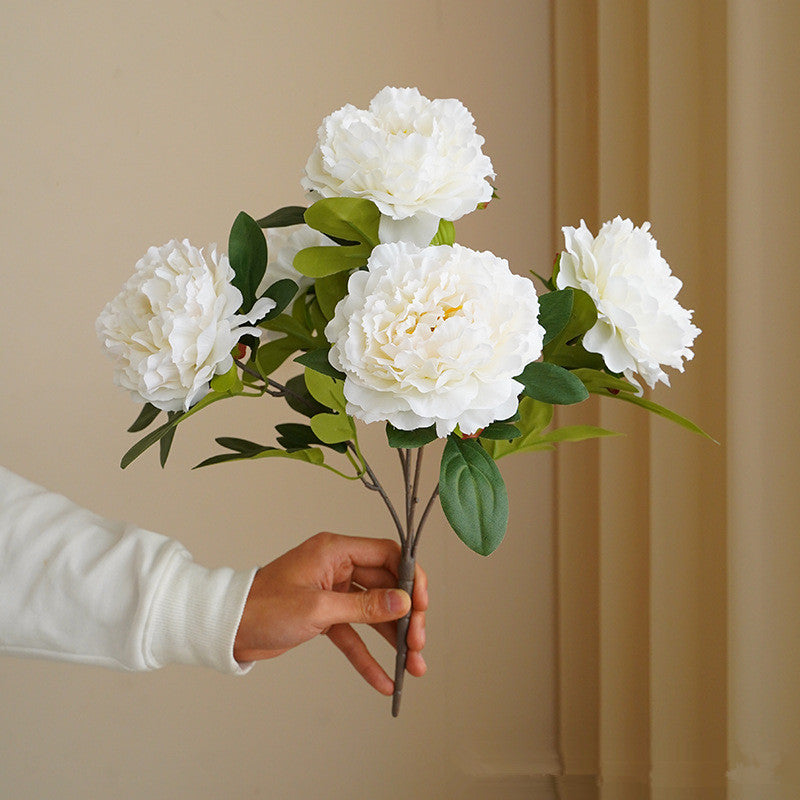 Set of 5 Large Faux Peony Blooms