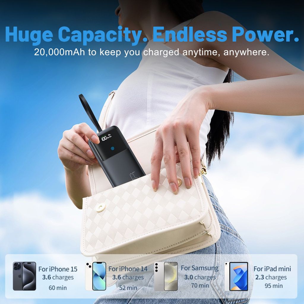 Smart Powerbank 65W with Touchscreen – Multicharge VoltMate