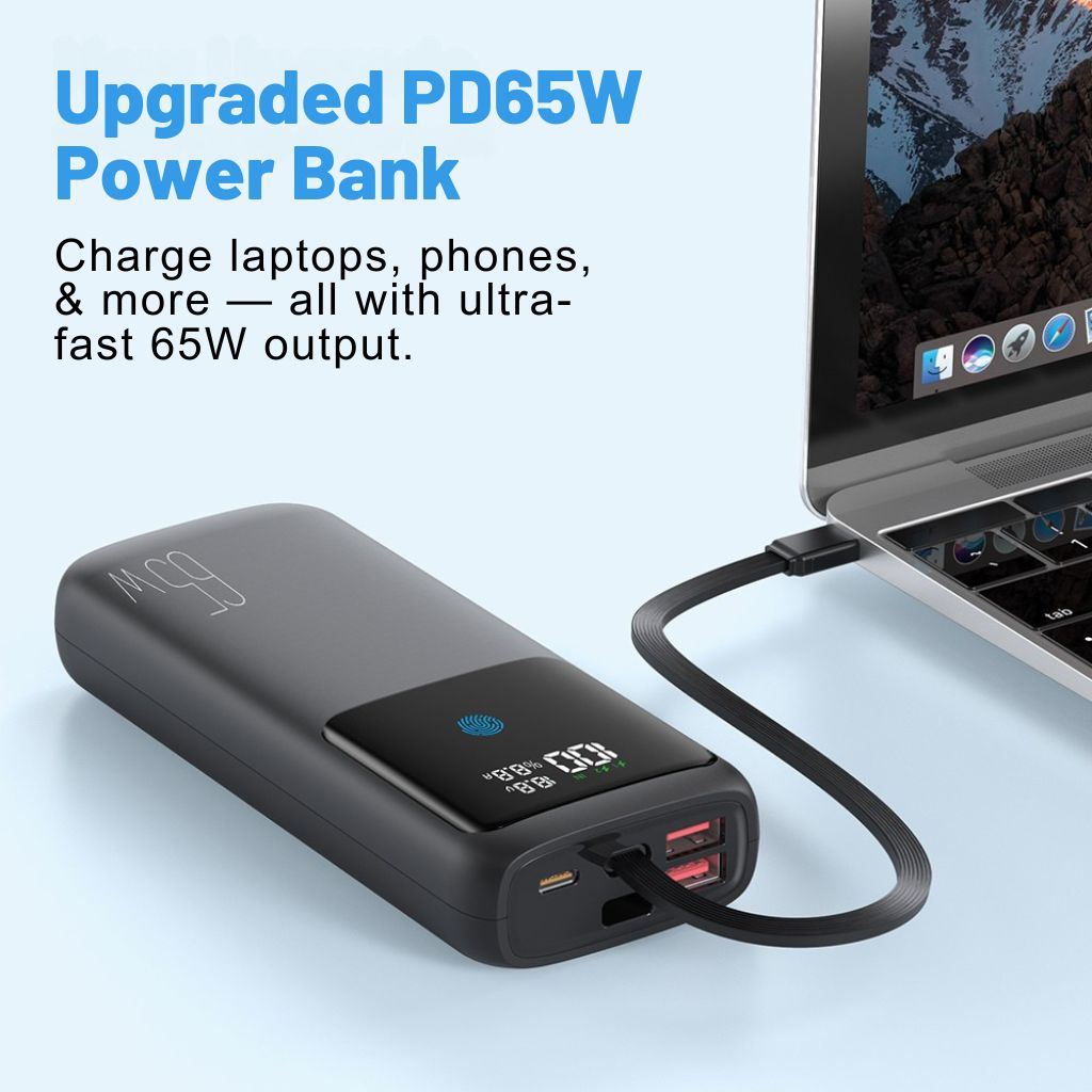 Smart Powerbank 65W with Touchscreen – Multicharge VoltMate