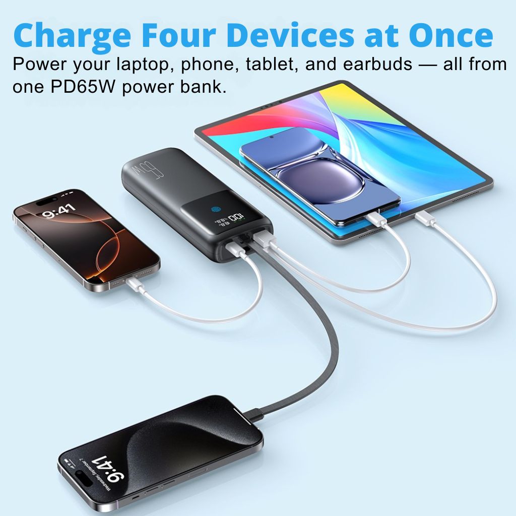 Smart Powerbank 65W with Touchscreen – Multicharge VoltMate