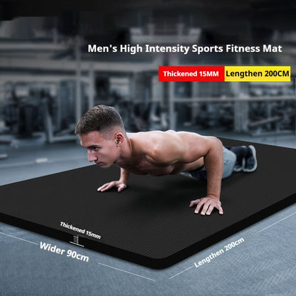 Comfortable Non-Slip Yoga and Fitness Mat with Extra Cushioning