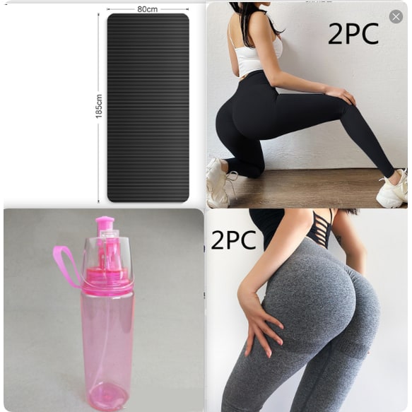 Comfortable Non-Slip Yoga and Fitness Mat with Extra Cushioning