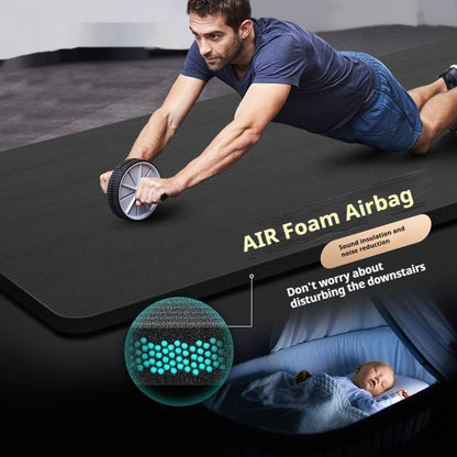 Comfortable Non-Slip Yoga and Fitness Mat with Extra Cushioning