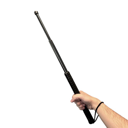 Compact Self-Defense Baton with Quick-Deploy Glass Breaker