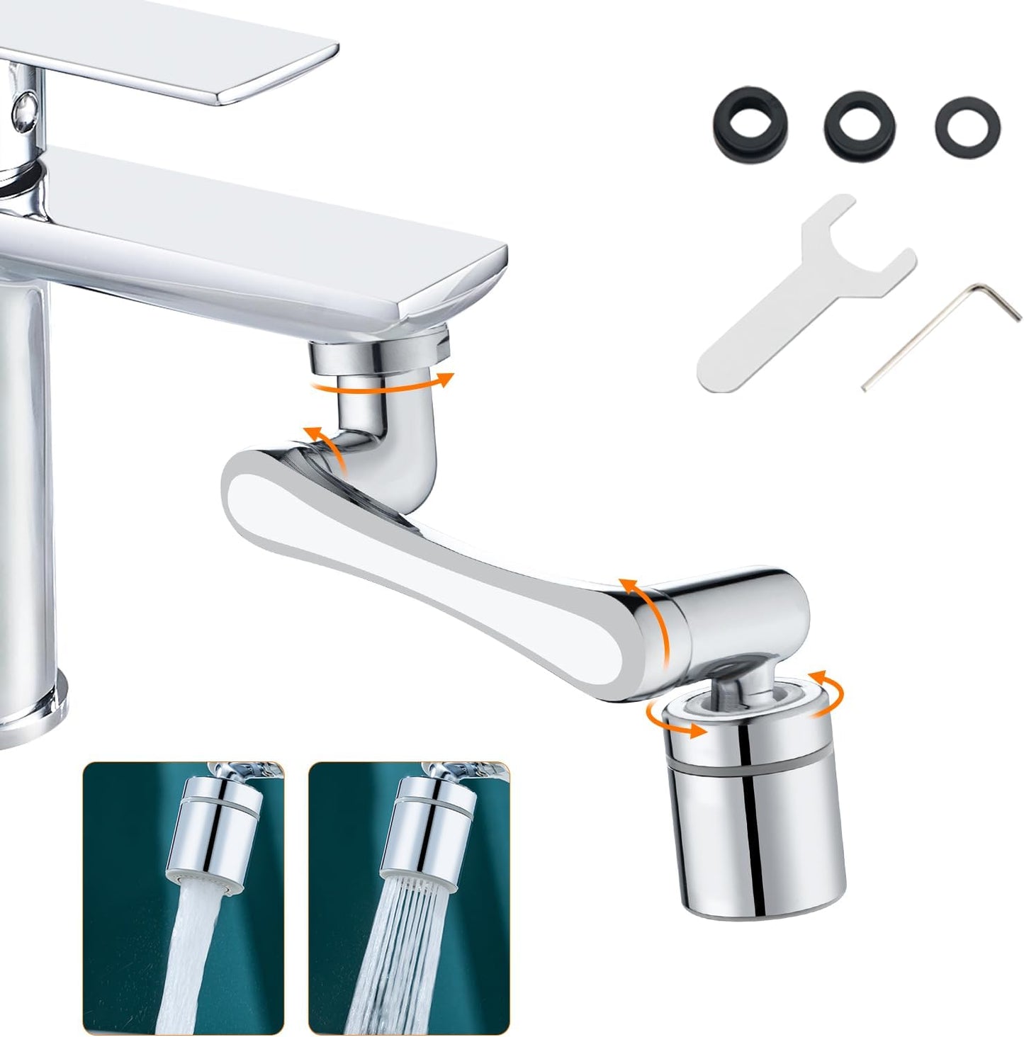 Smart Tap Extender with Water-Saving Features