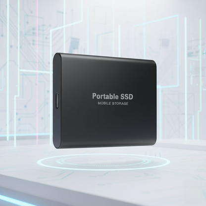 High-Speed 128GB Mobile Storage - External USB-C Portable SSD