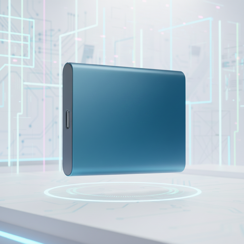 High-Speed 128GB Mobile Storage - External USB-C Portable SSD