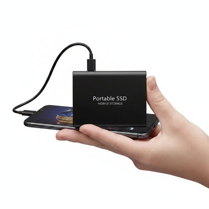 Portable SSD External Storage Drive 128TB with High-Speed USB