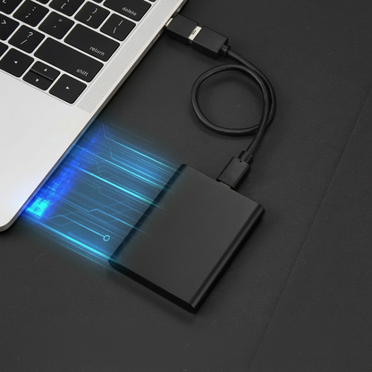 Portable USB External SSD for Mobile Data Storage